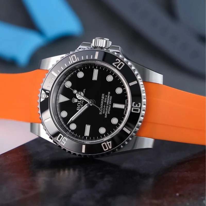 Rolex – Submariner –  Rubber Strap – Orange