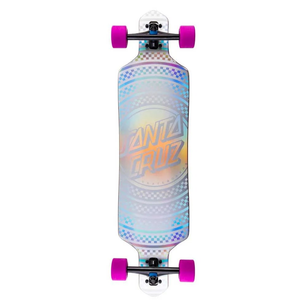 Santa Cruz Prismatic dot 9.0 x 36 drop thru Cruiser skateboard