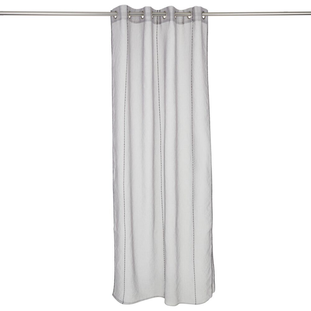 Voilage polyester 140x240cm Dolly gris
