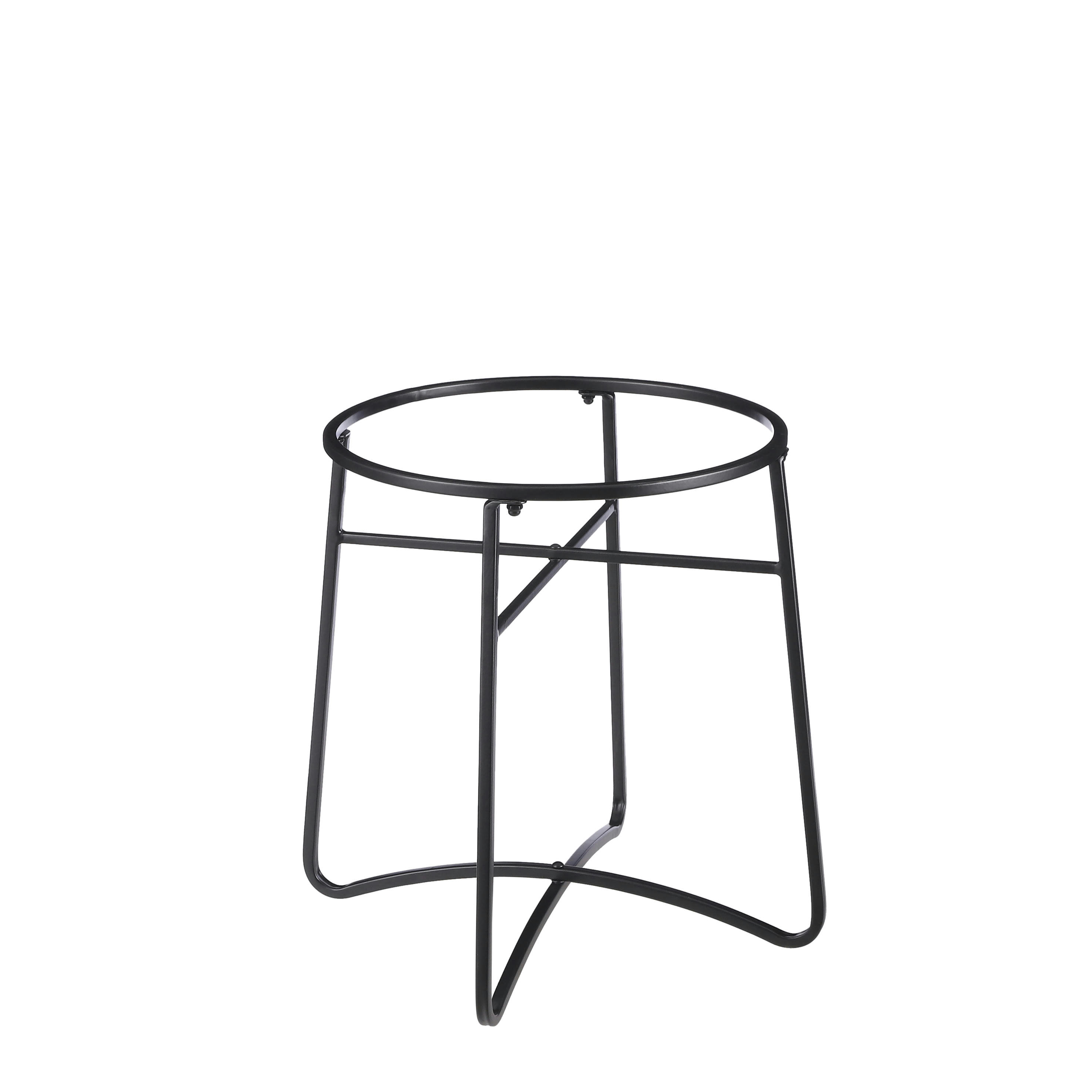 - Porte-plante en métal noir H40