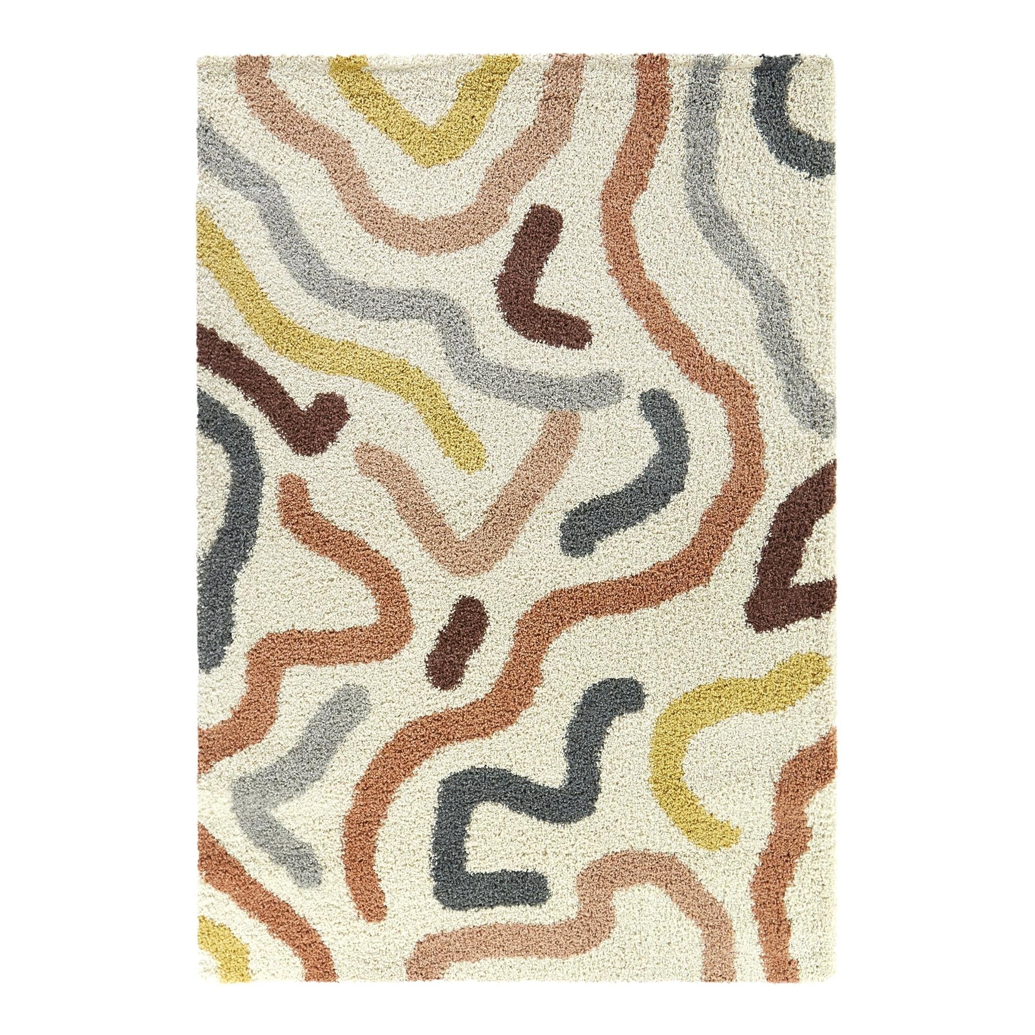 AFK Living vloerkleed Carnaval - voor kinderen - veelkleurig - 120 x 170 cm
