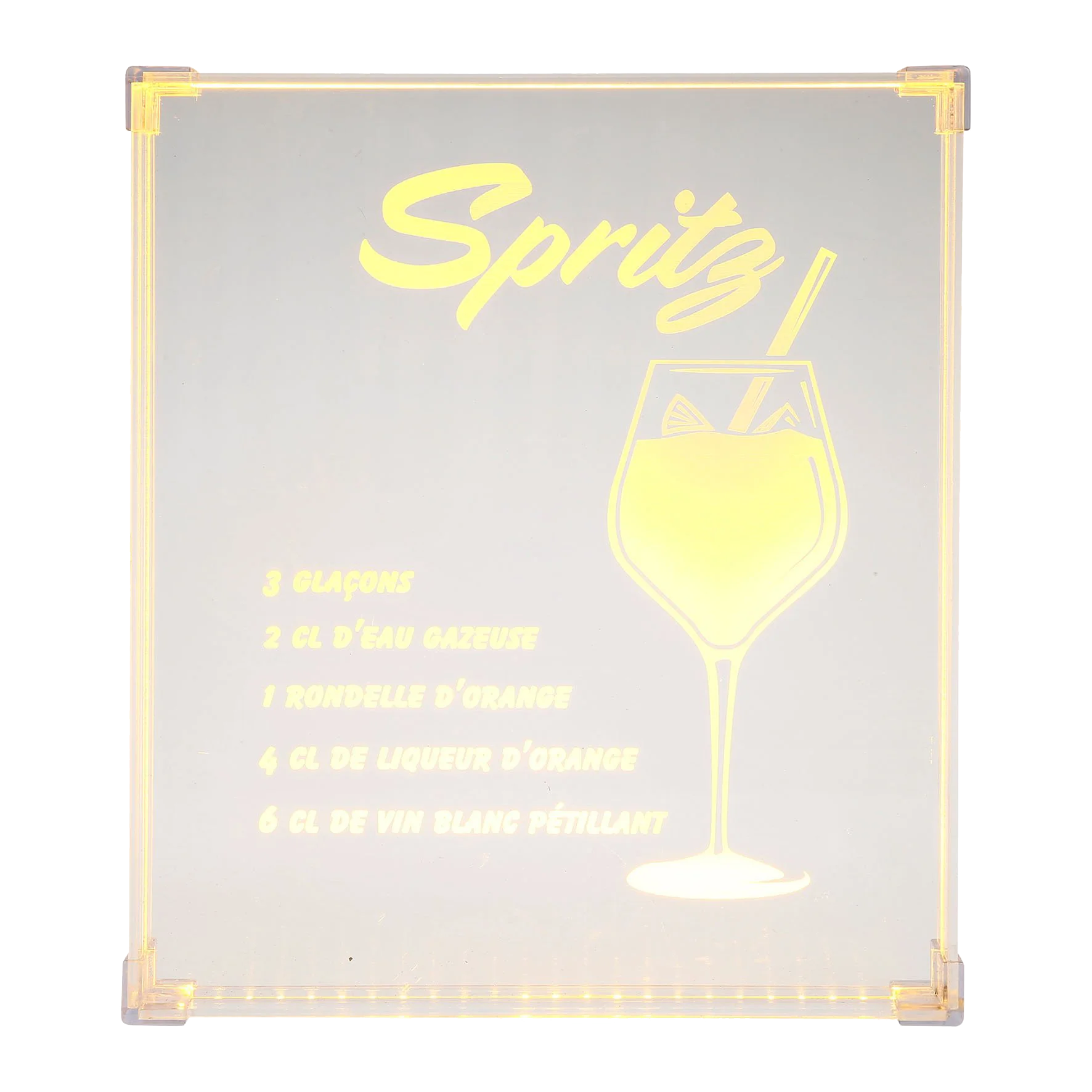 Néon SPRITZ coloris orange