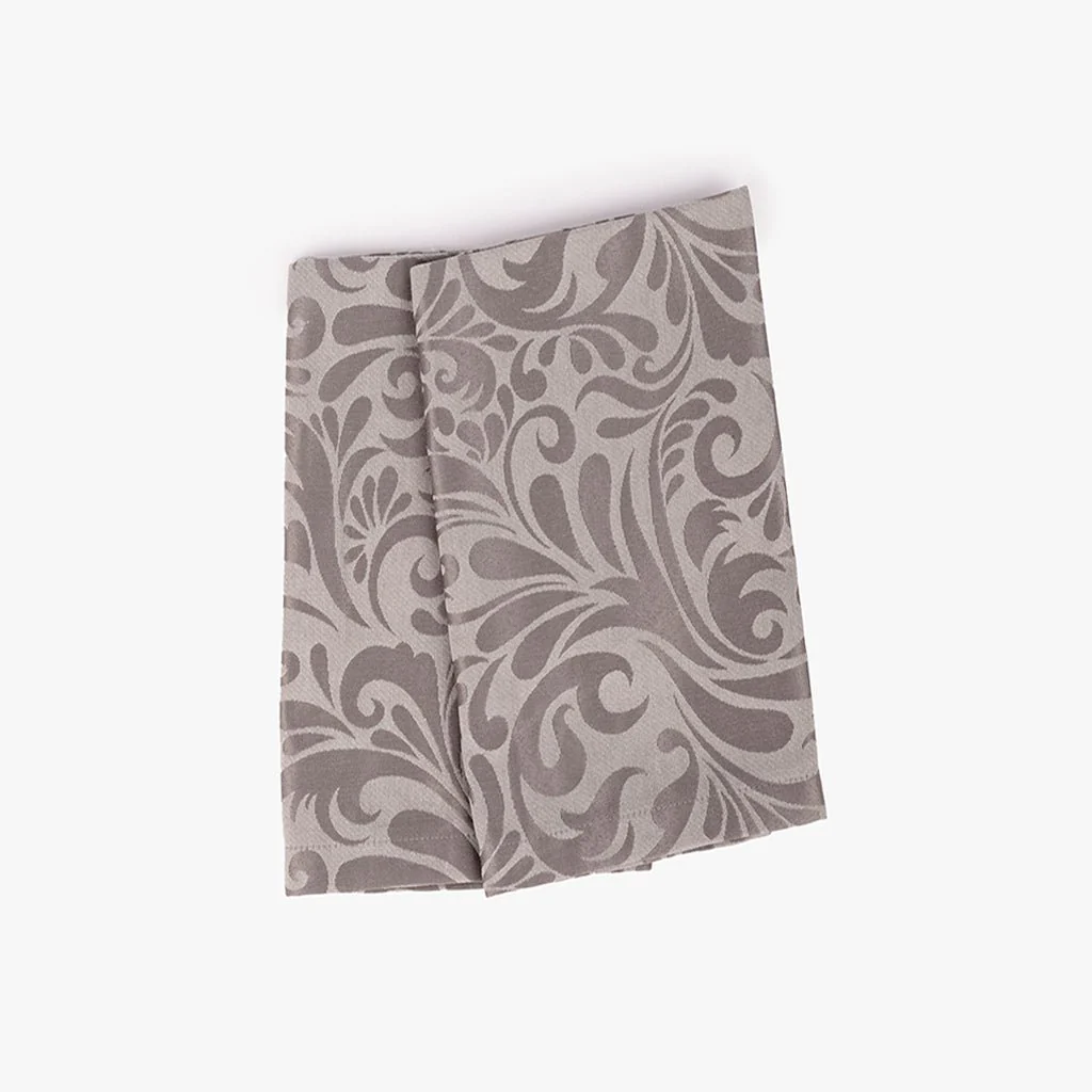 Conjunto 2 Guardanapos Jacquard Cinza LIVIA