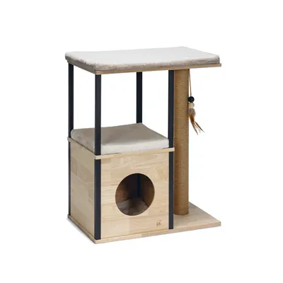 Designed by Lotte Nala Wooden Scratching Post