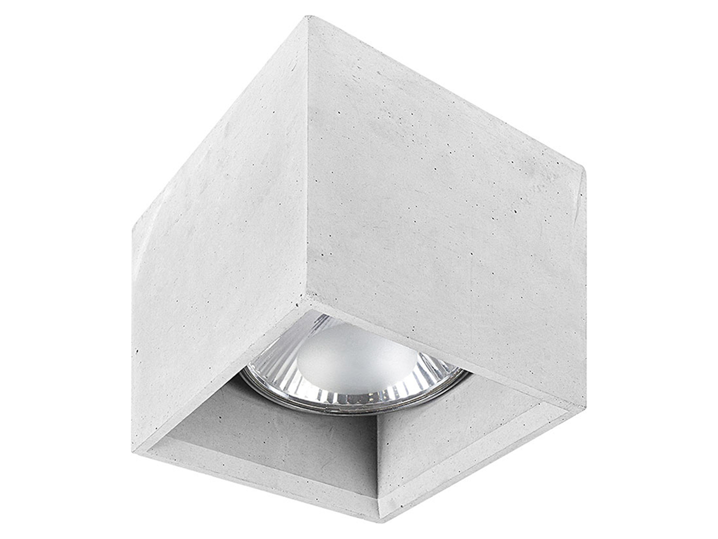 Plafon Bold LED betonowy szary