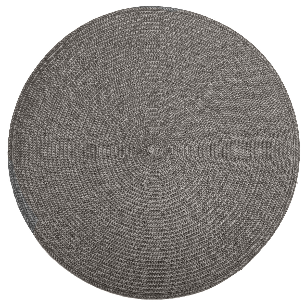 Individual de mesa redondo cinza TEXALINE 38cm