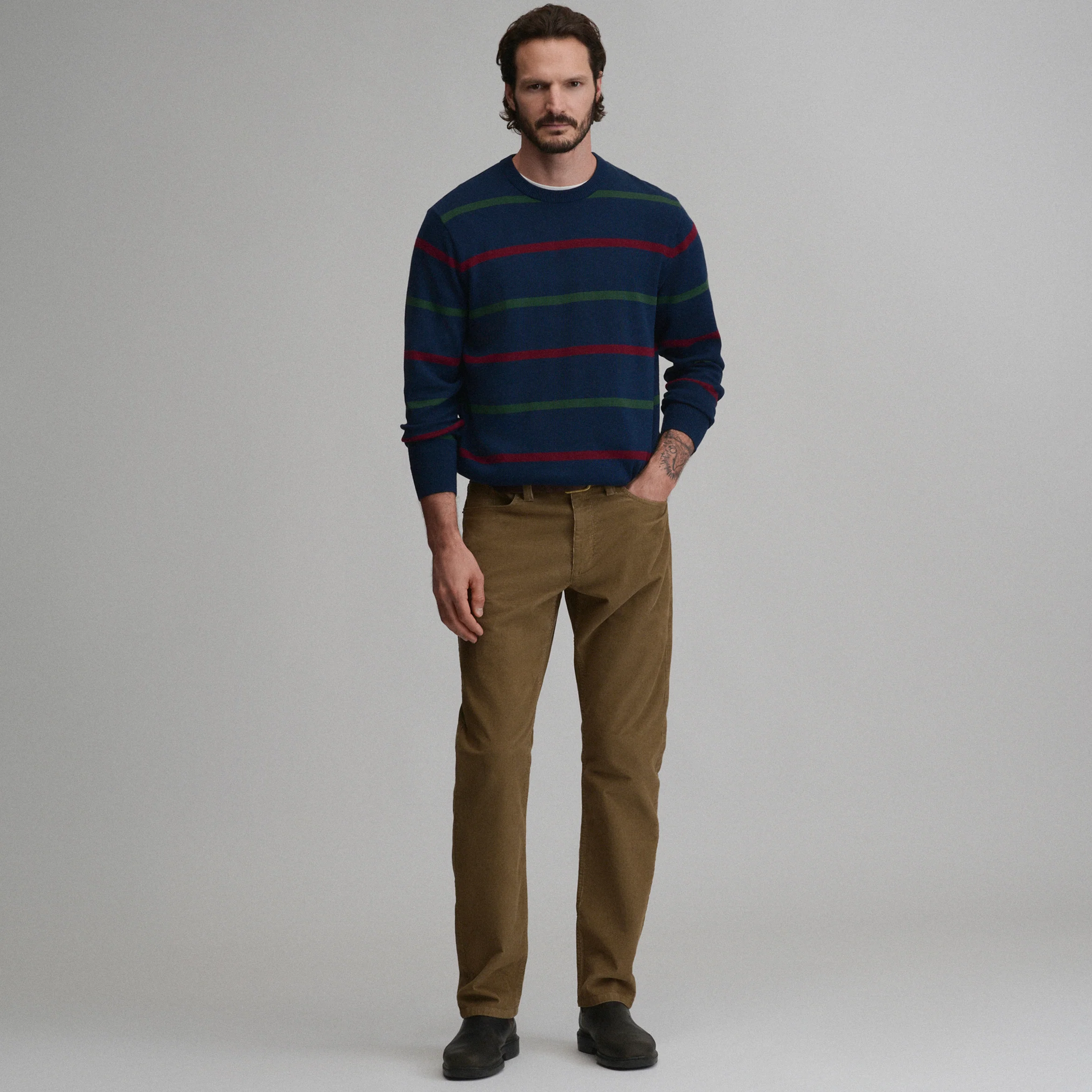 Men's Classic Crew Stripe Sweater