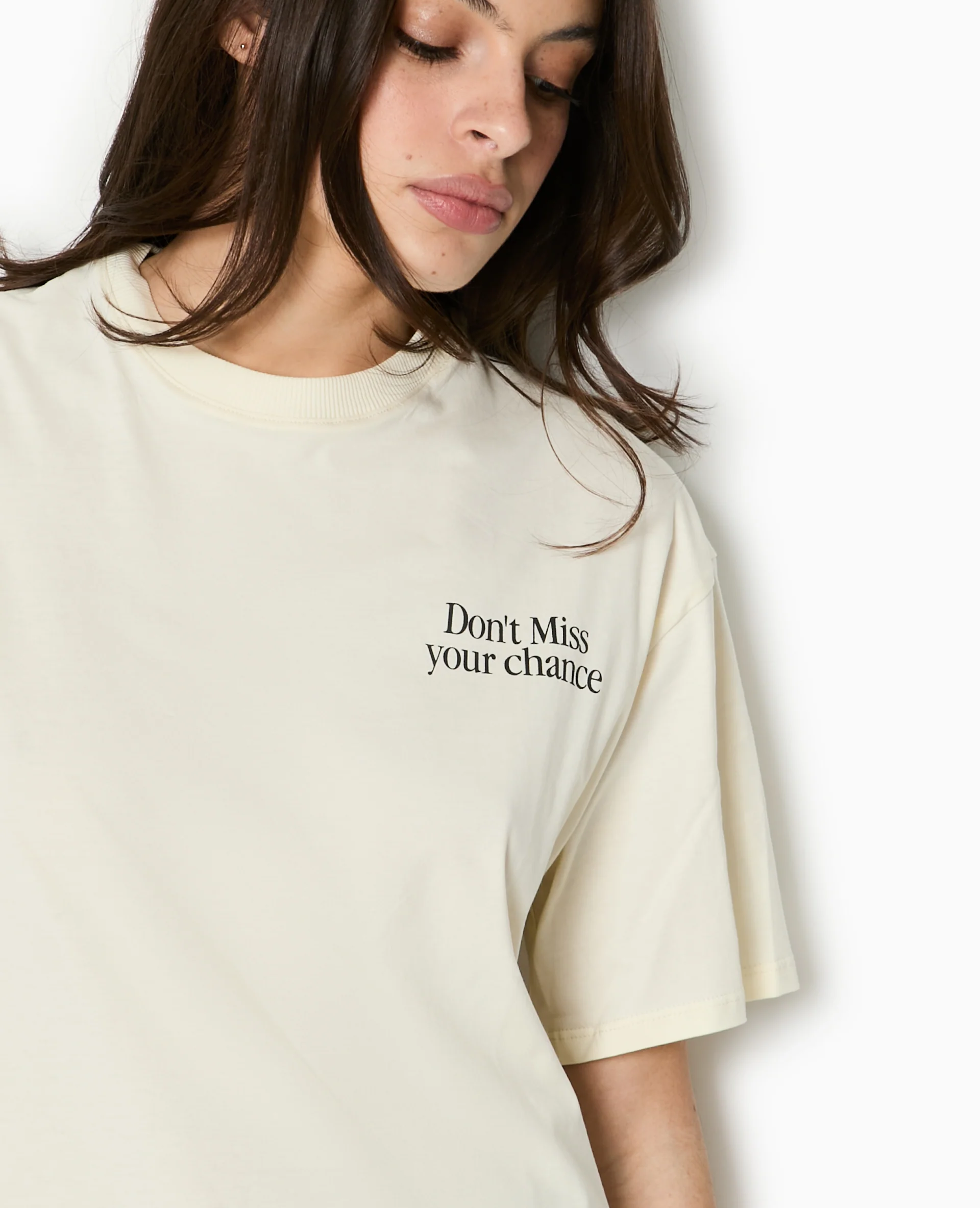 T-shirt oversize avec print devant et dos