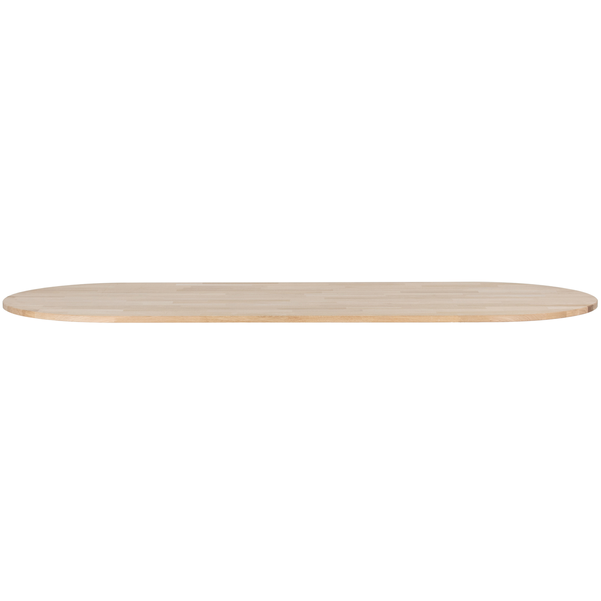 WOOOD tafelblad ovaal Tablo - Eiken - Onbehandeld - 2,4x220x90