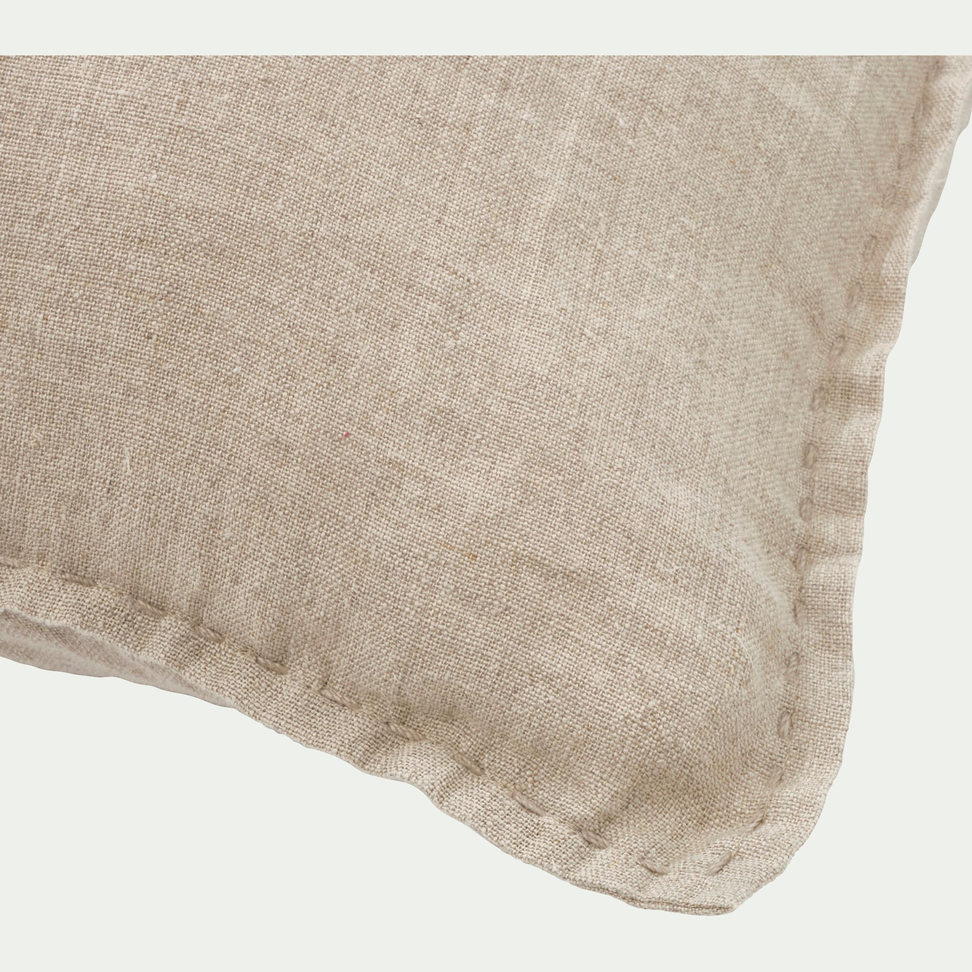 VINON - Coussin en lin lavé 45x45cm - naturel