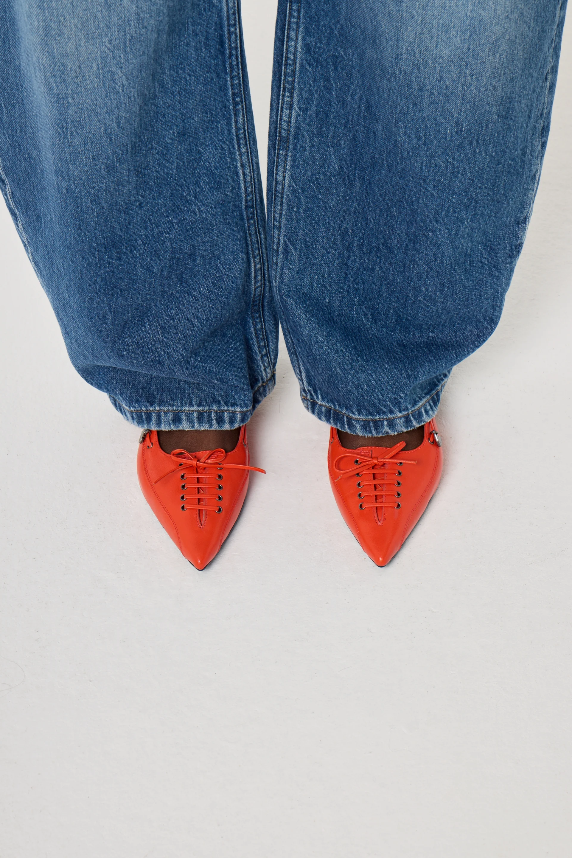 Sailor Slingback Flat | Tangerine Tango