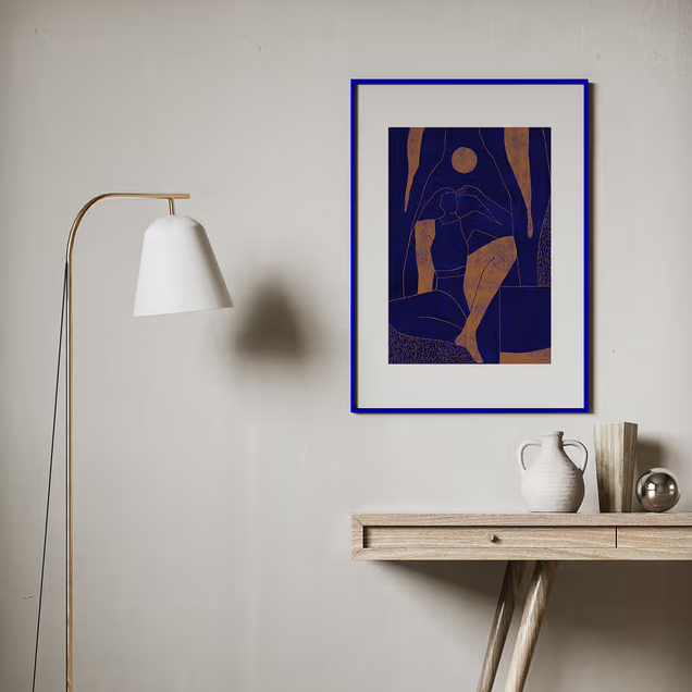 Paper Collective Frame Lijst 50 x 70 cm - Blue Pine