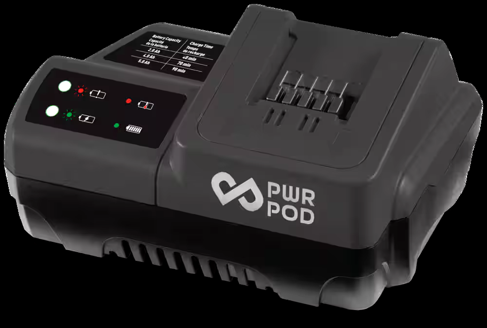 PWR POD 20V Battery Fast-Charger, 90W