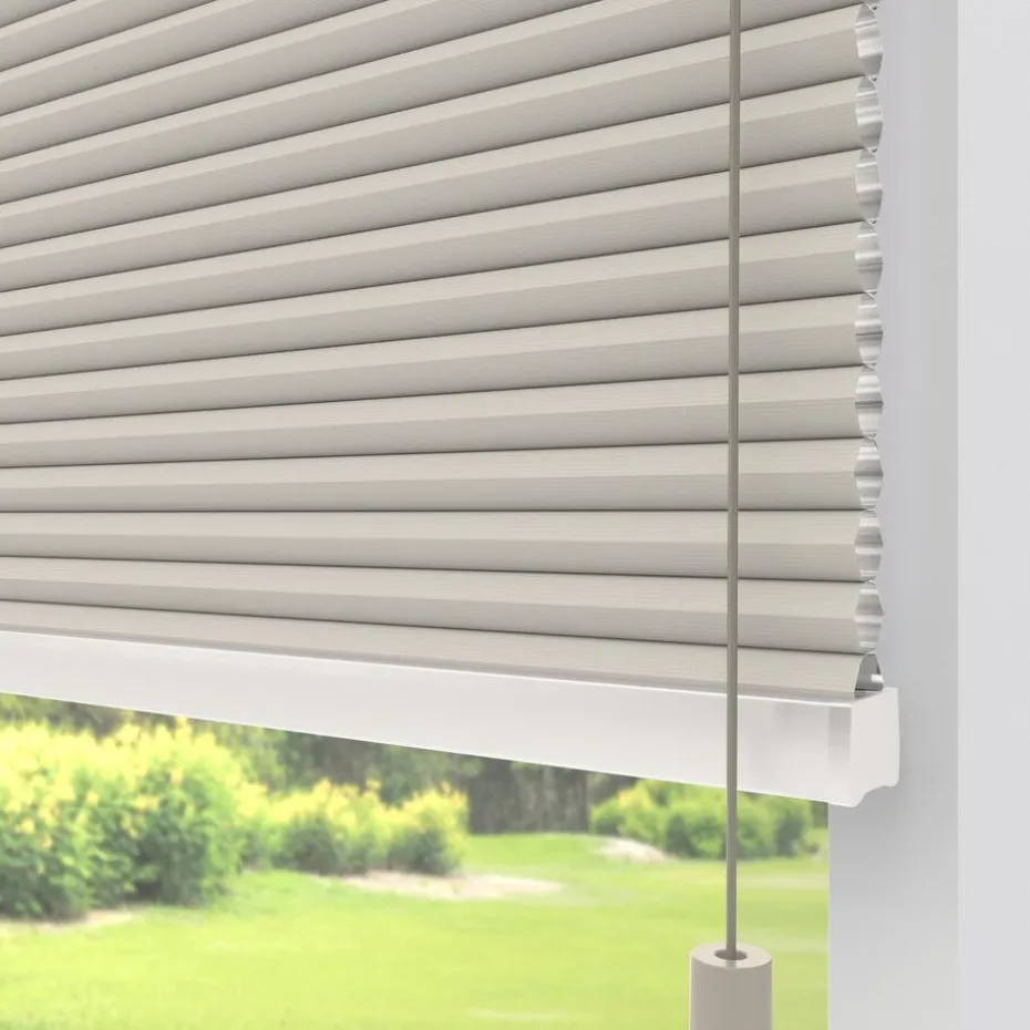 Kwantum Plisségordijnen | Isolerende Gordijnen | Fenstr Dubbel Plissé Elsa  Verduisterend Zand