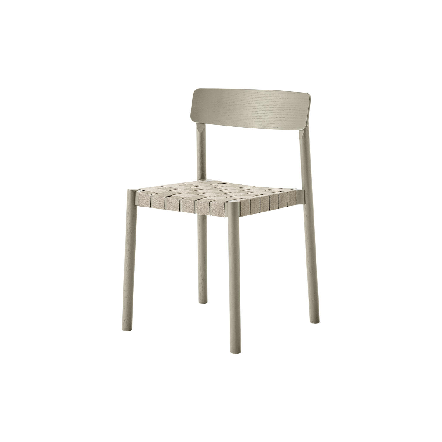 Betty TK1 spisebordsstol, pebble grey/linen