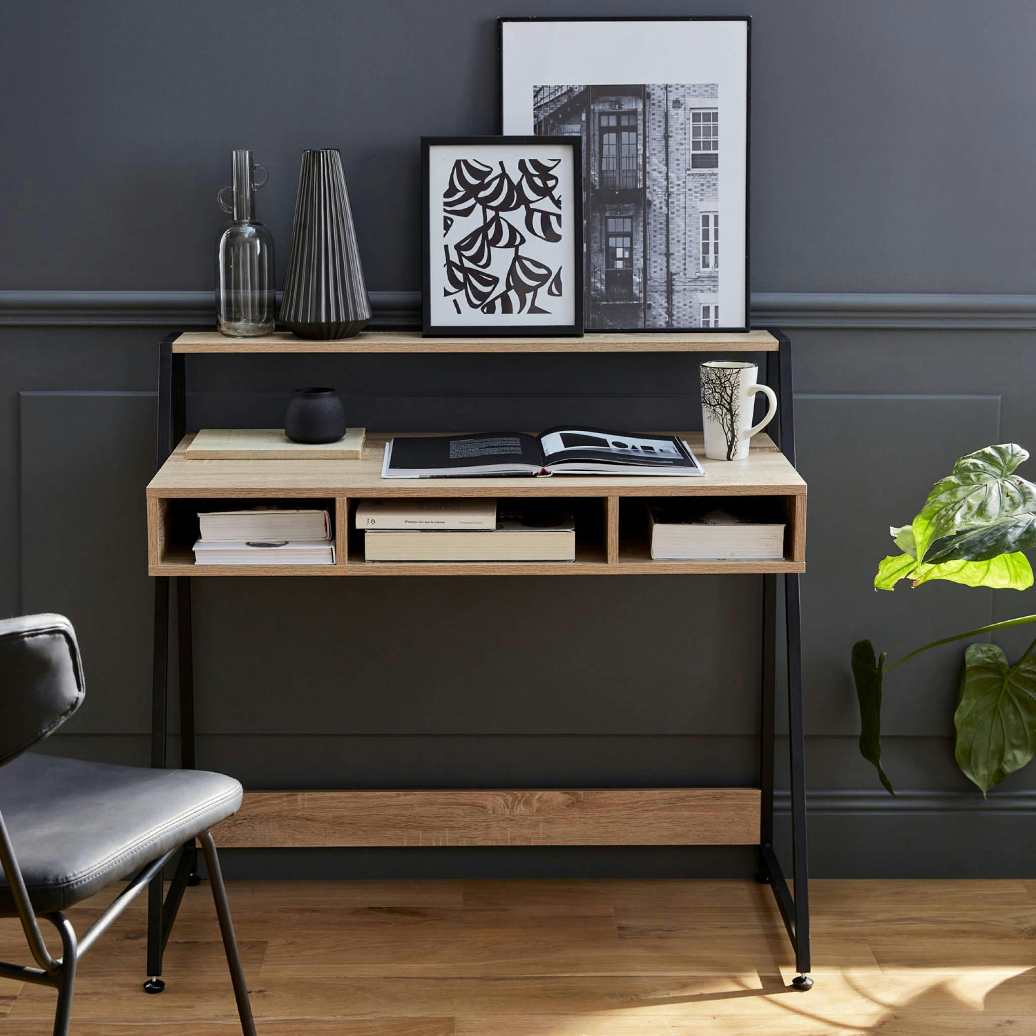 LOFT - Bureau décor bois & métal