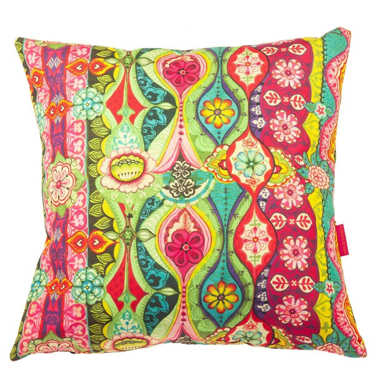 BOHEME - Housse de coussin extérieur design fleuri 60x60