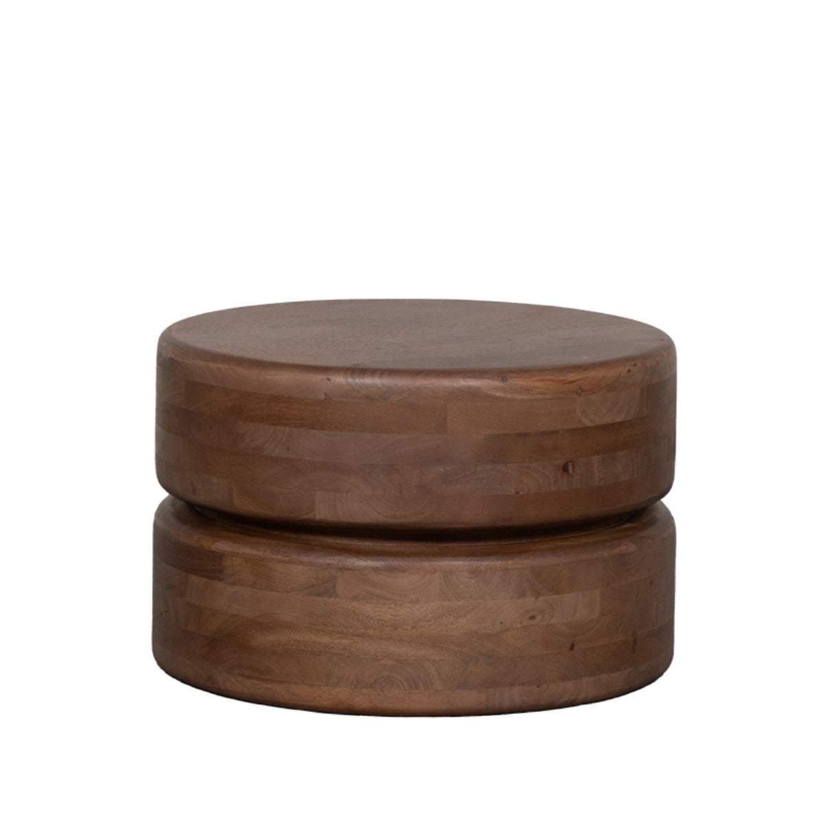 LABEL51 Salontafel Milly - Bruin Mangohout - 50x50x31cm