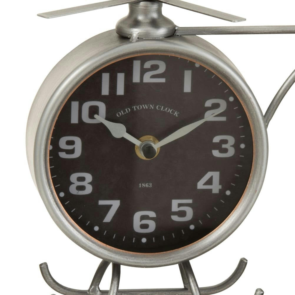 - Horloge hélicoptère à poser rétro H21cm