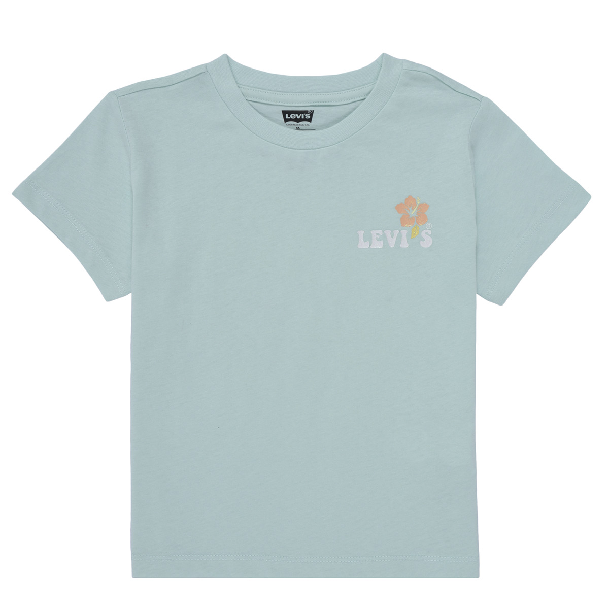 Levi's - OCEAN BEACH SS TEE - Blue / Pastel / Orange / Pastel