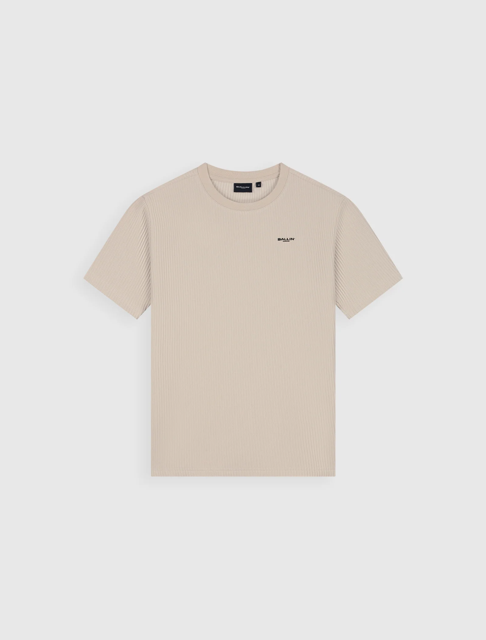 Junior Vertical Stripes T-shirt | Taupe