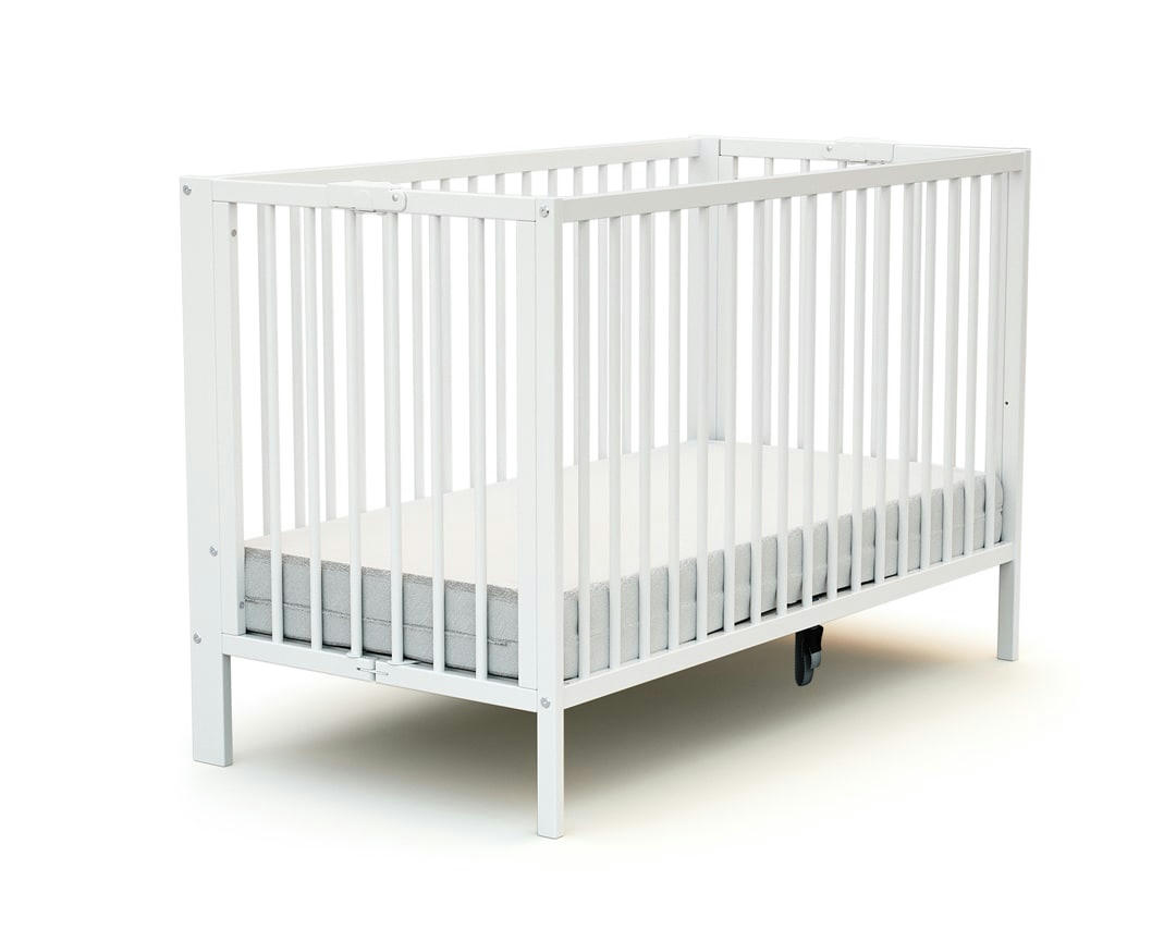 ESSENTIEL - Lit bébé pliant 60x120 blanc