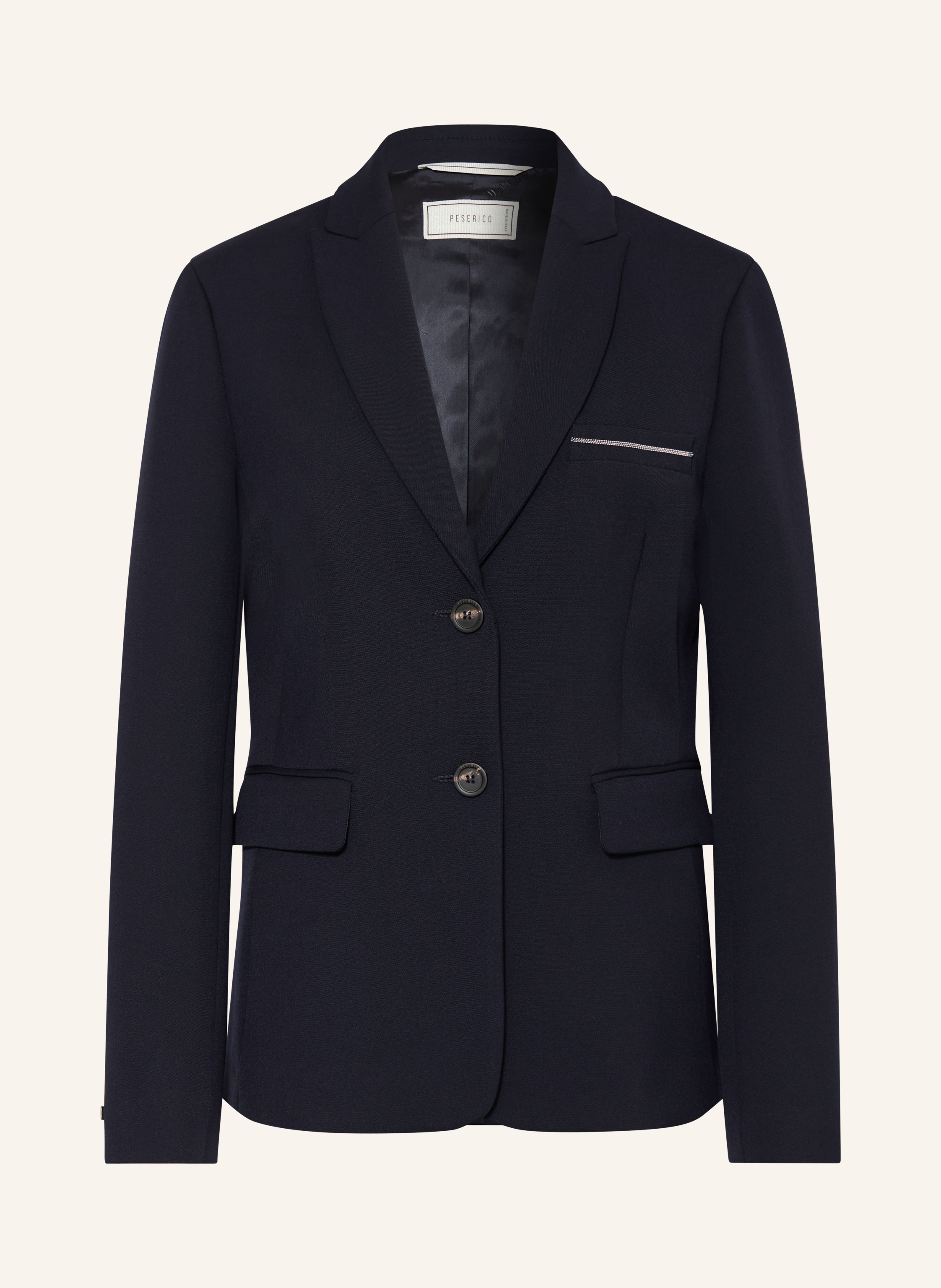 PESERICO Blazer mit Schmucksteinen