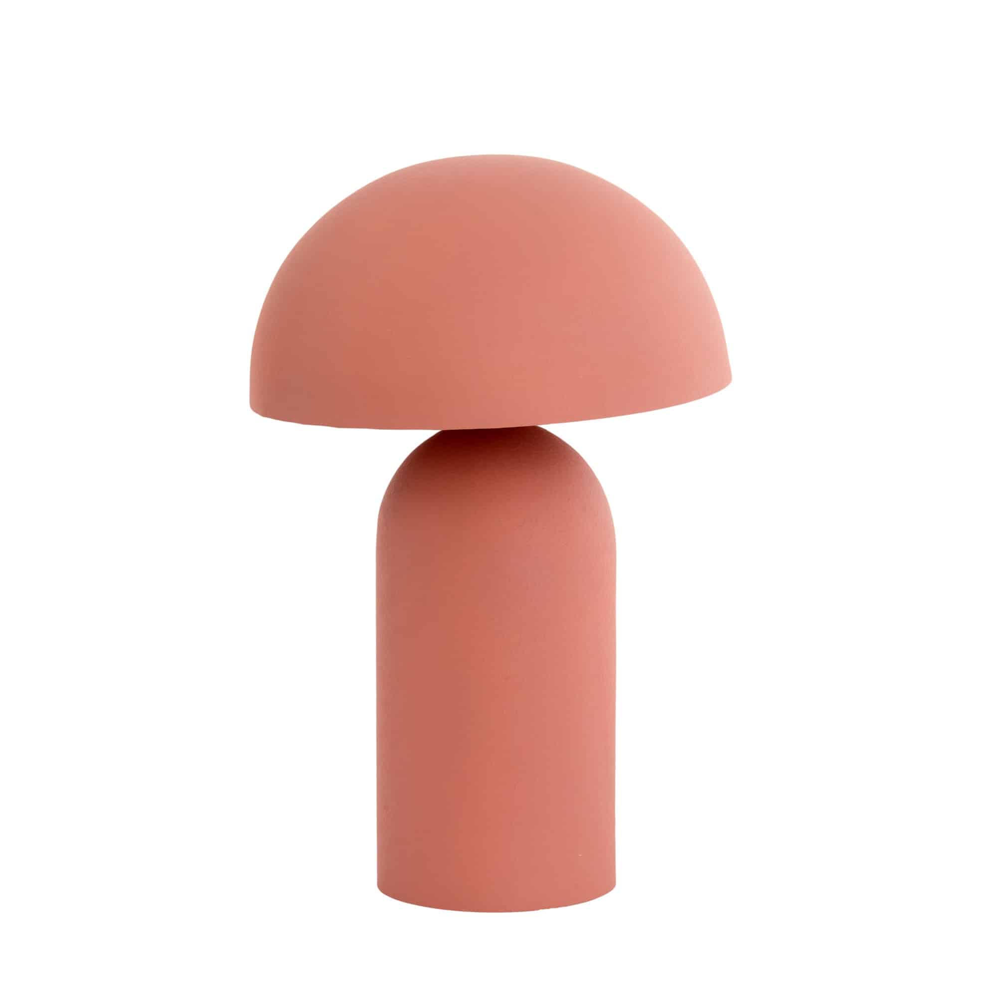 Light & Living tafellamp Tolima - roze - Ø31cm