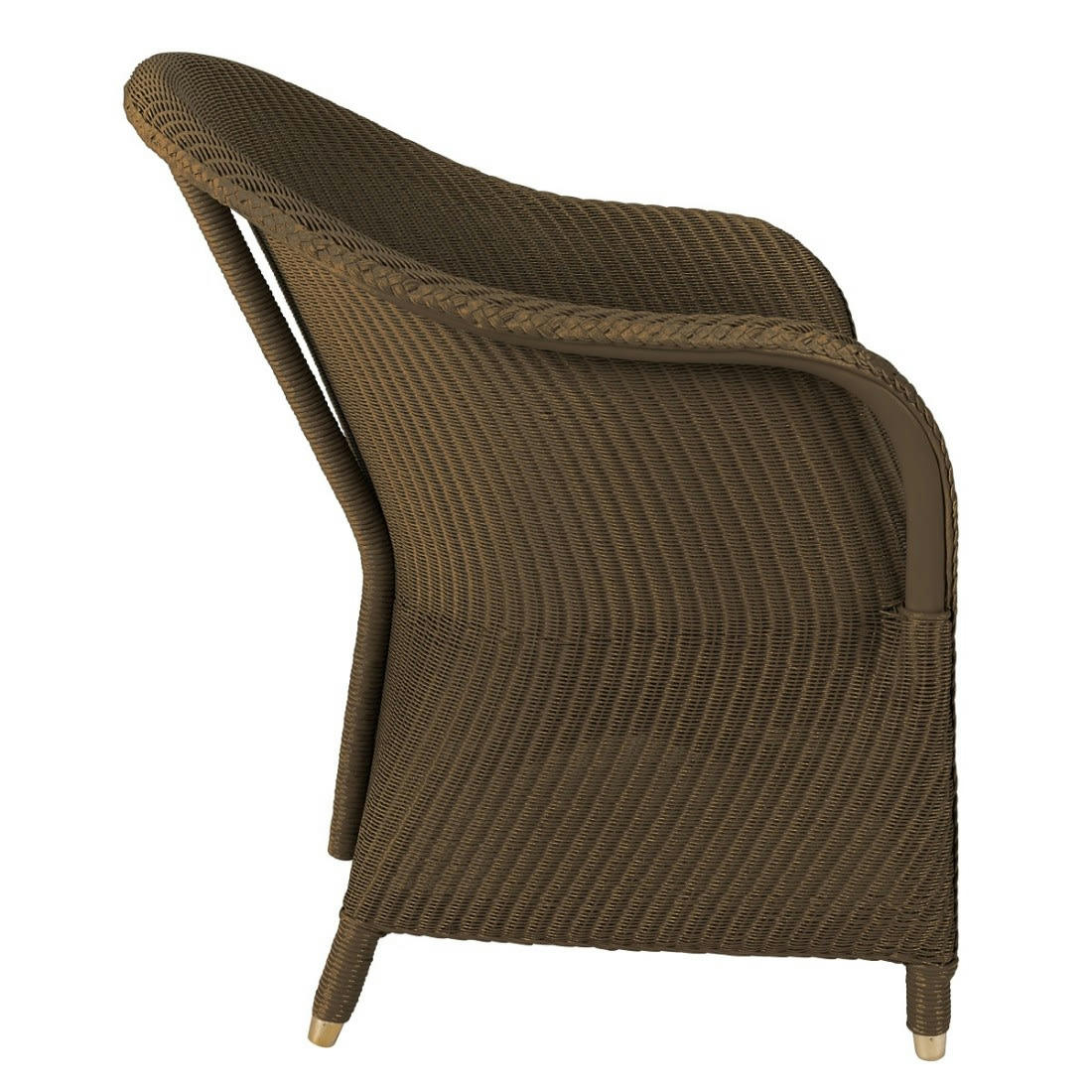 SIDONIE - Fauteuil laqué en Lloyd Loom