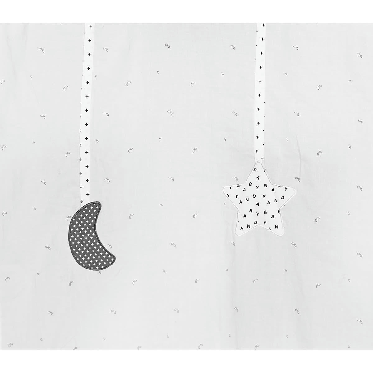 CHAO CHAO - Rideau 105x180cm en coton blanc