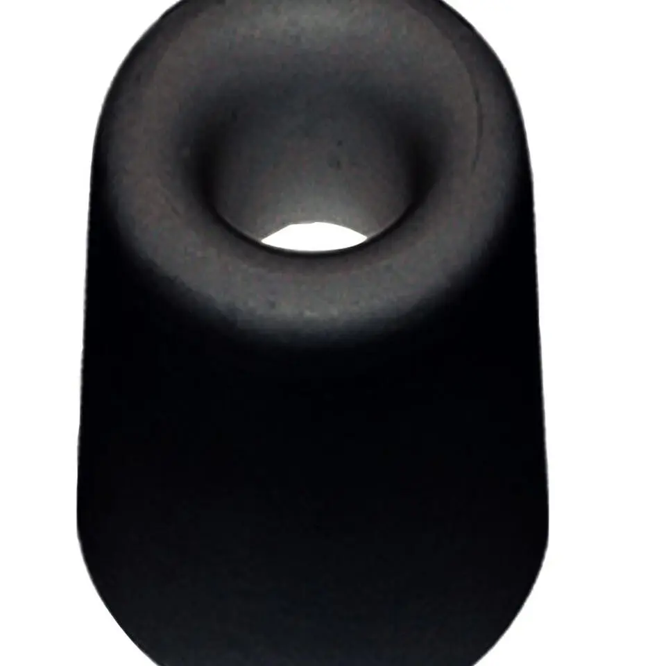 QlinQ Deurbuffer - deurstopper - zwart - rubber - 75 x 40 mm