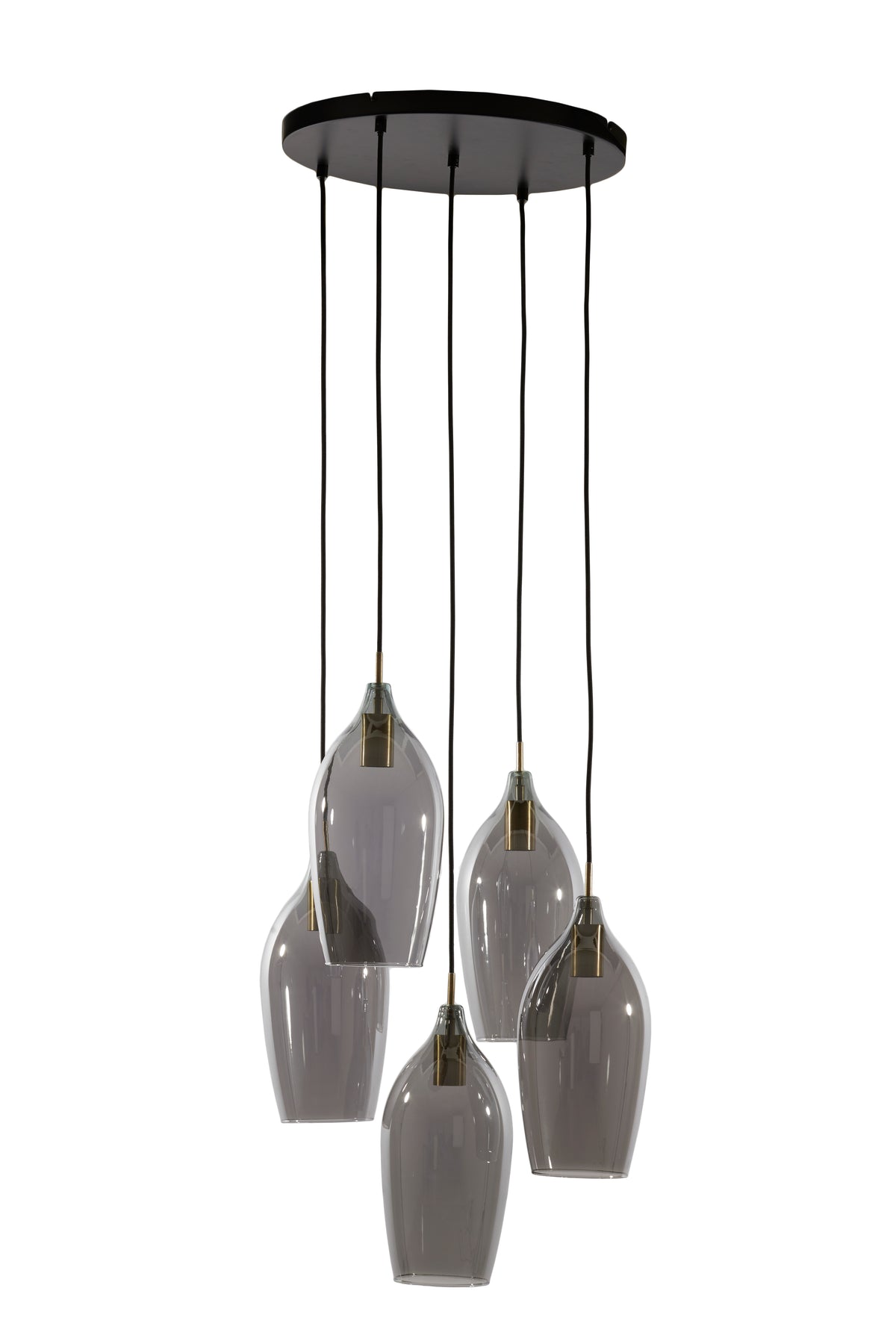 Light & Living hanglamp LUKARO - Ø45x36cm - grijs