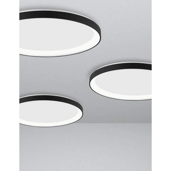 Deckenleuchte »Pertino «, LED, 40 W, Höhe: 6 cm, schwarz