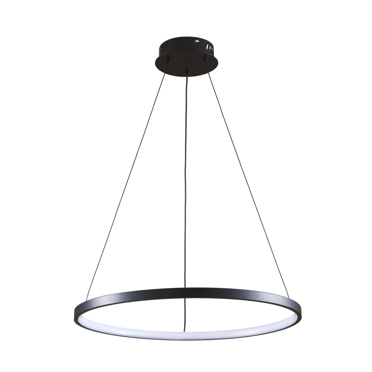 Lampa wisząca LEA czarno-biała LED 1x20W Neutralna biel 2600lm Polux