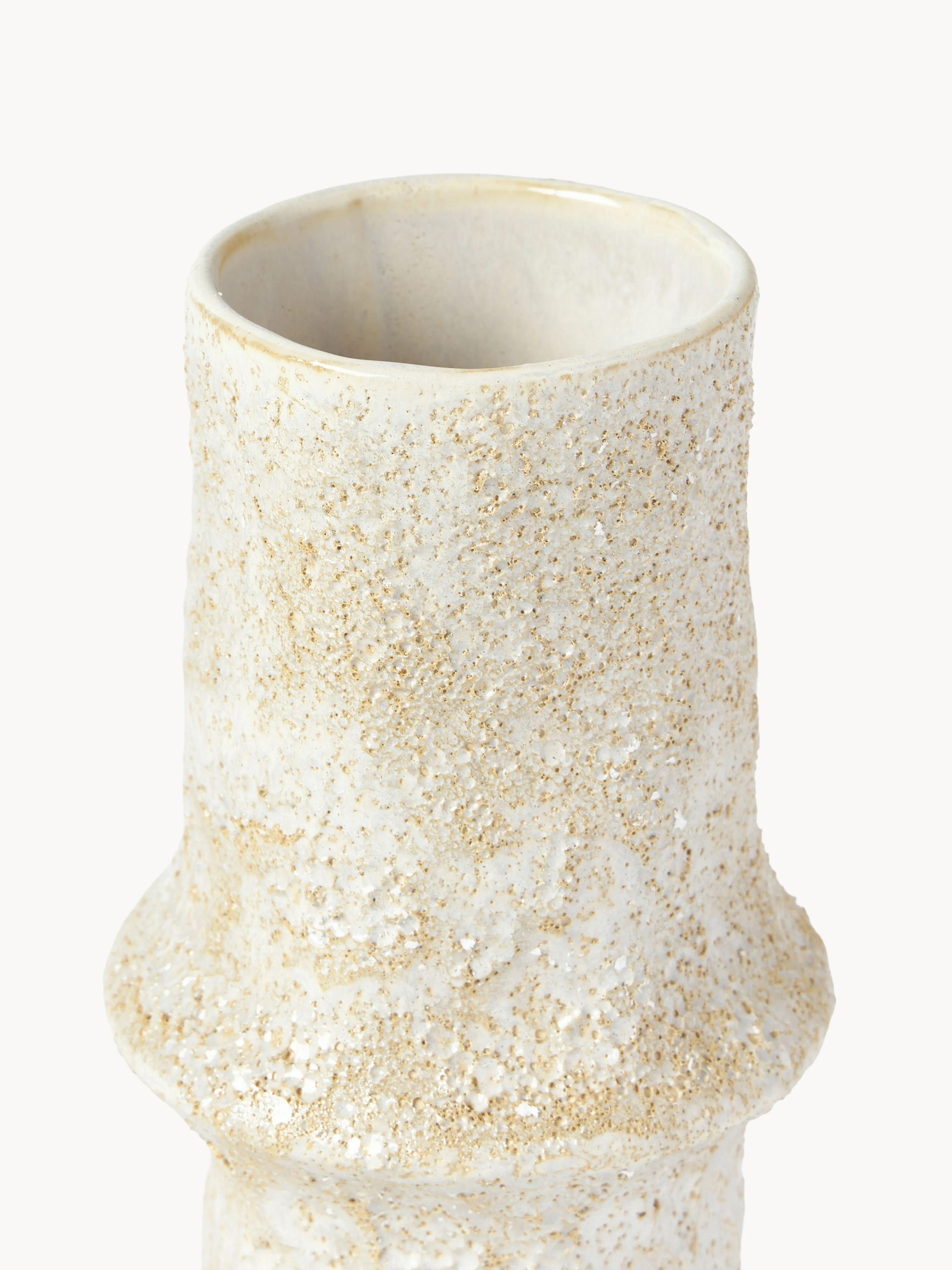 Kleine Keramik-Vase Earth, H 25 cm