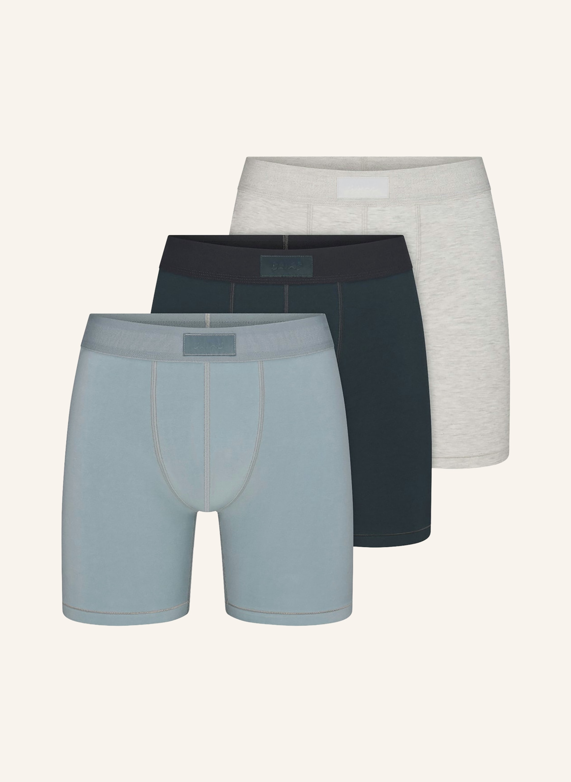 SKIMS 3er-Pack Boxershorts SKIMS COTTON