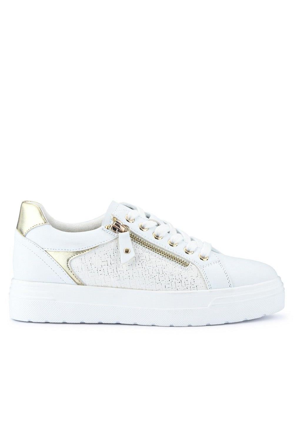 Pavers Wide Fit Chunky Lace-Up Trainers