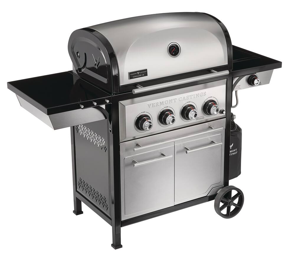 Vermont Castings Vanguard XE 4-Burner Stainless Steel Convertible Propane Gas BBQ Grill