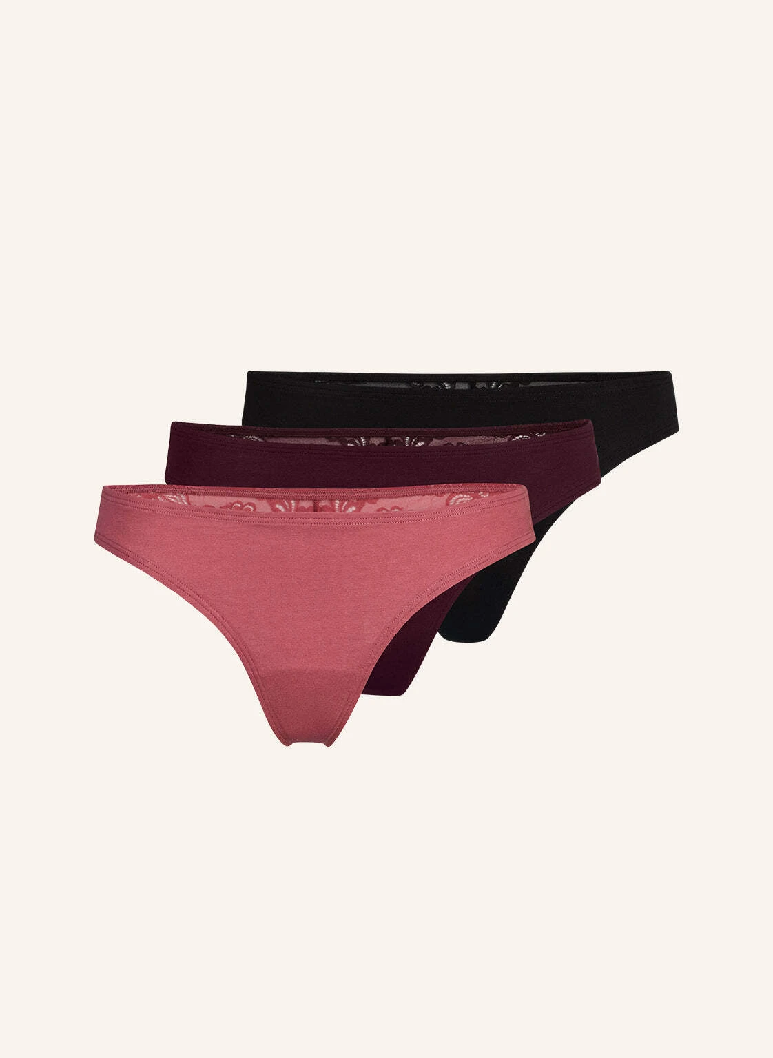 SNOCKS Tangas mit Spitze back ass