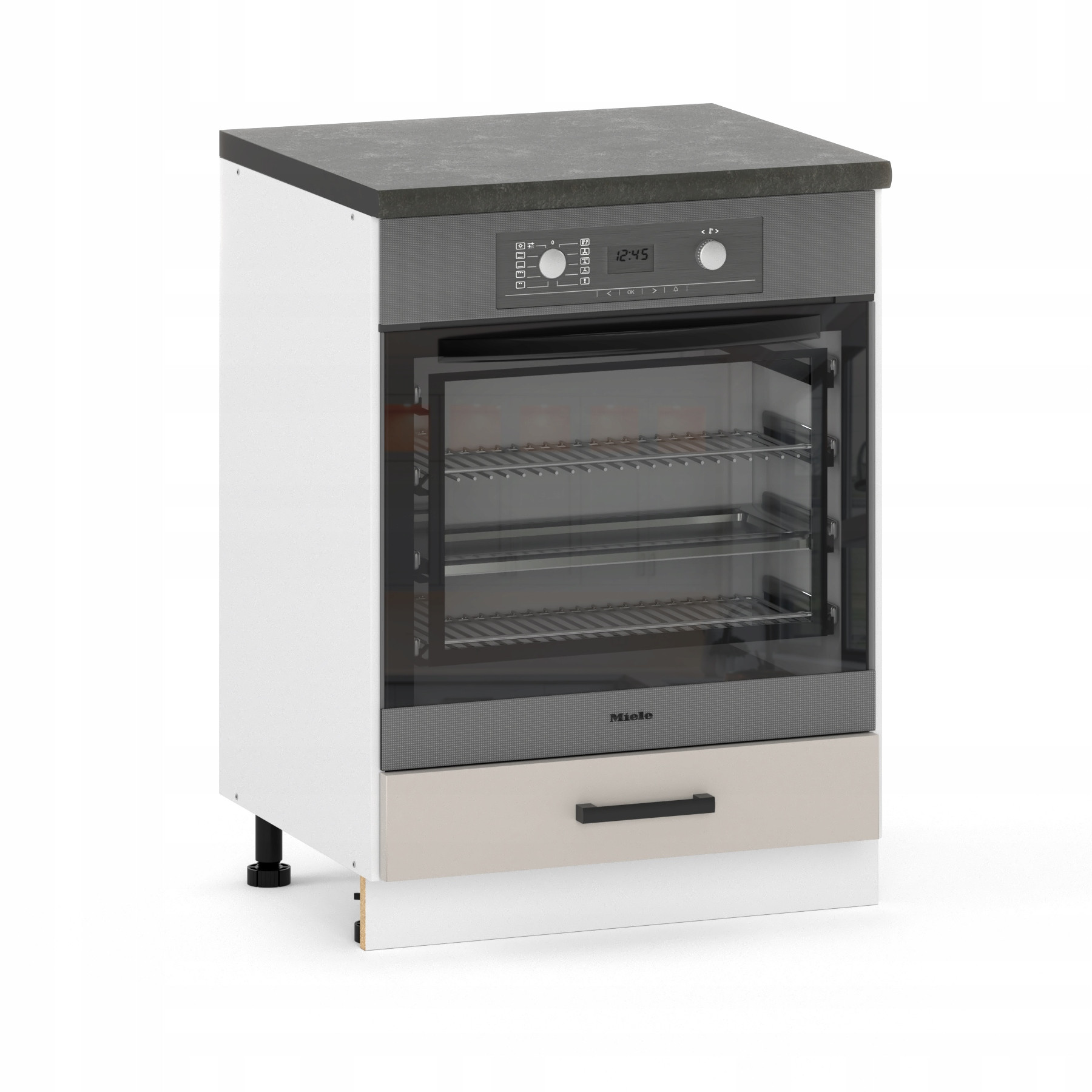 Szafka pod zabudowe piekarnika, piekarnik 60cm kaszmir moduł kuchenny aneks