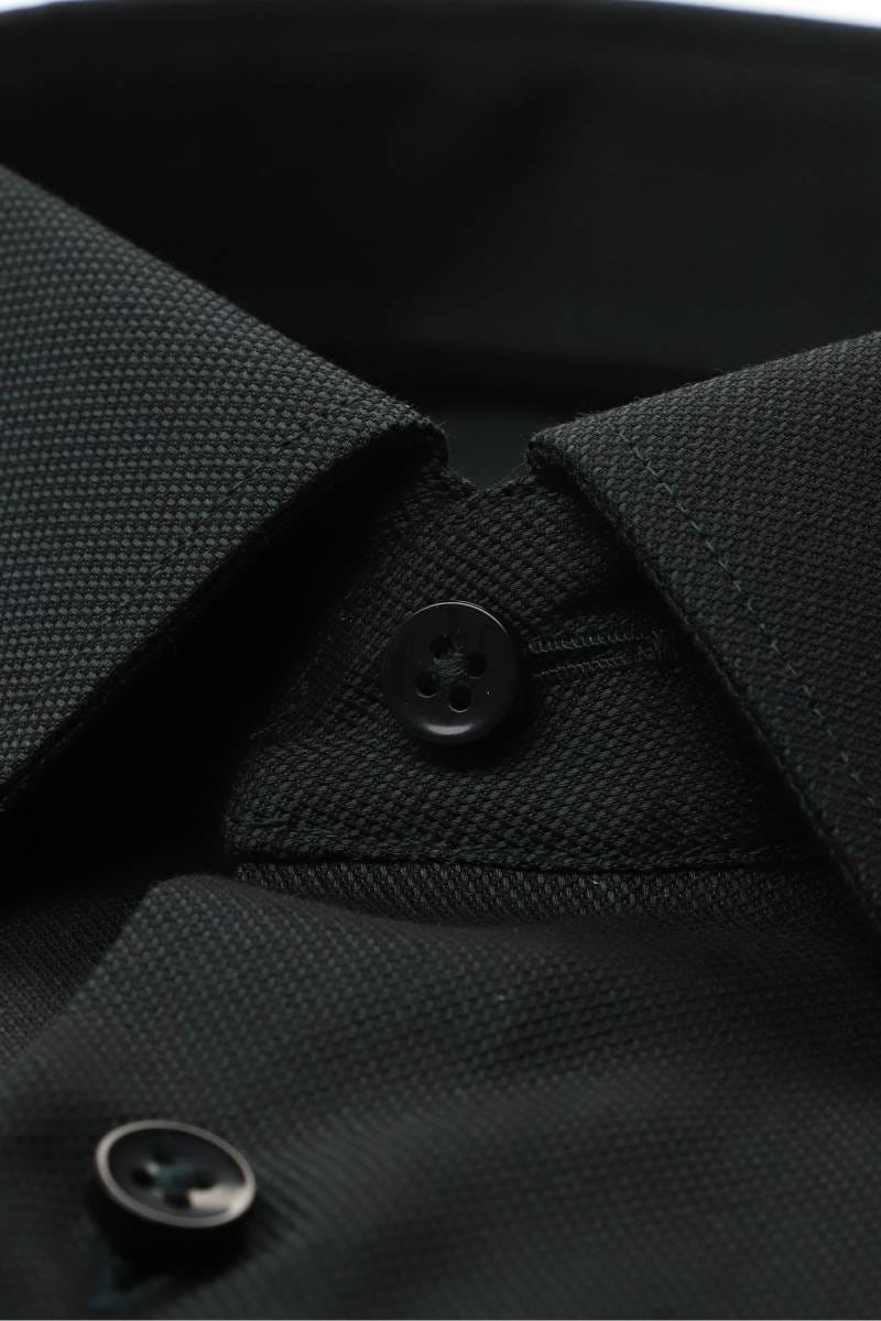 ETERNA Slim Fit Hemd dunkelgrün, Strukturiert