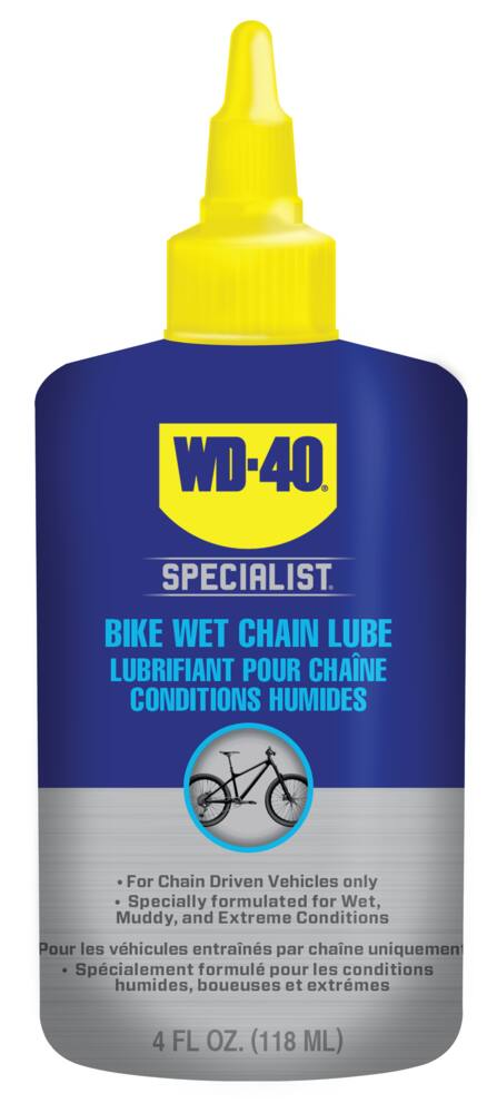 WD-40 Bike Wet Chain Lube, 118-mL