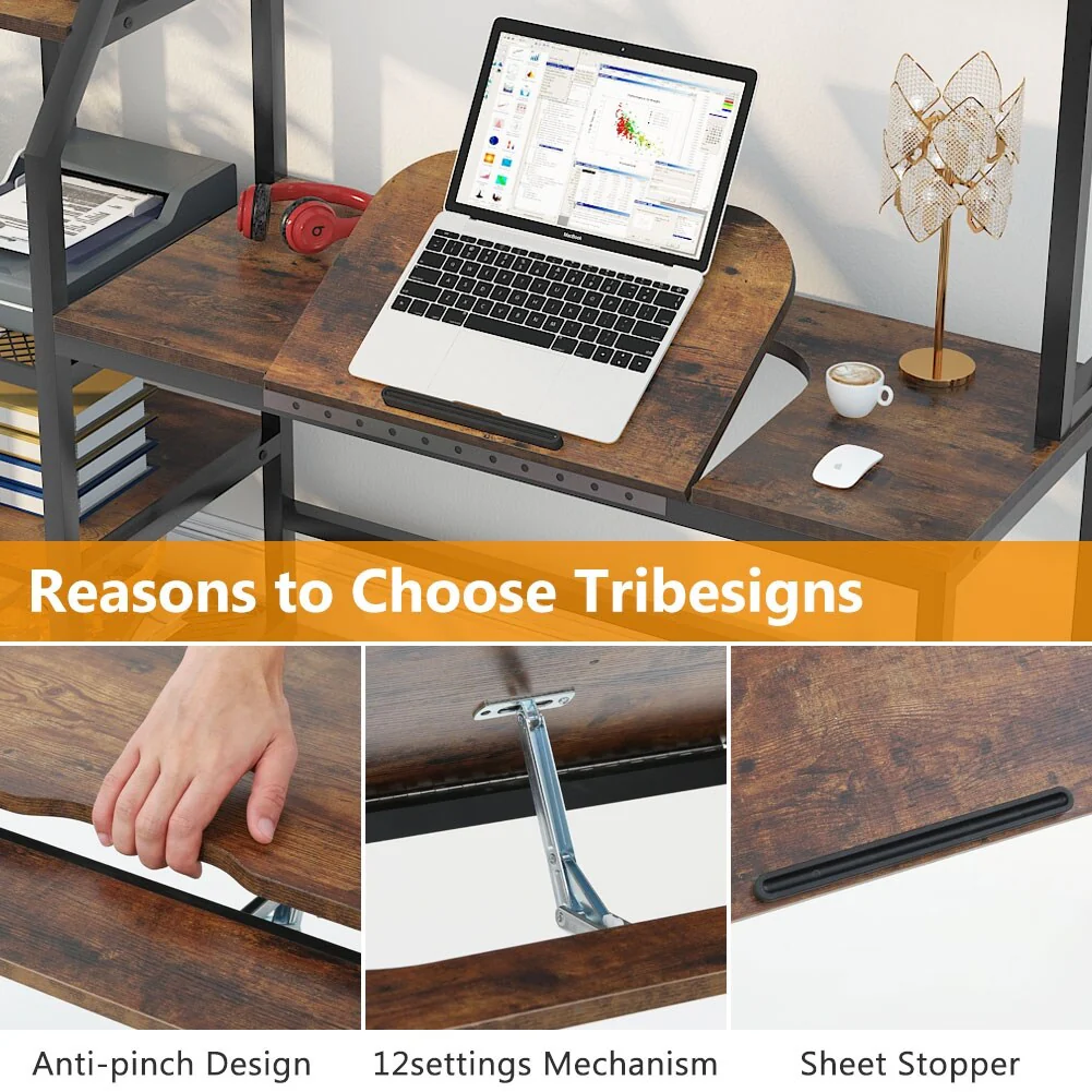 57 Home Office Desk PC Study Writing Computer Table