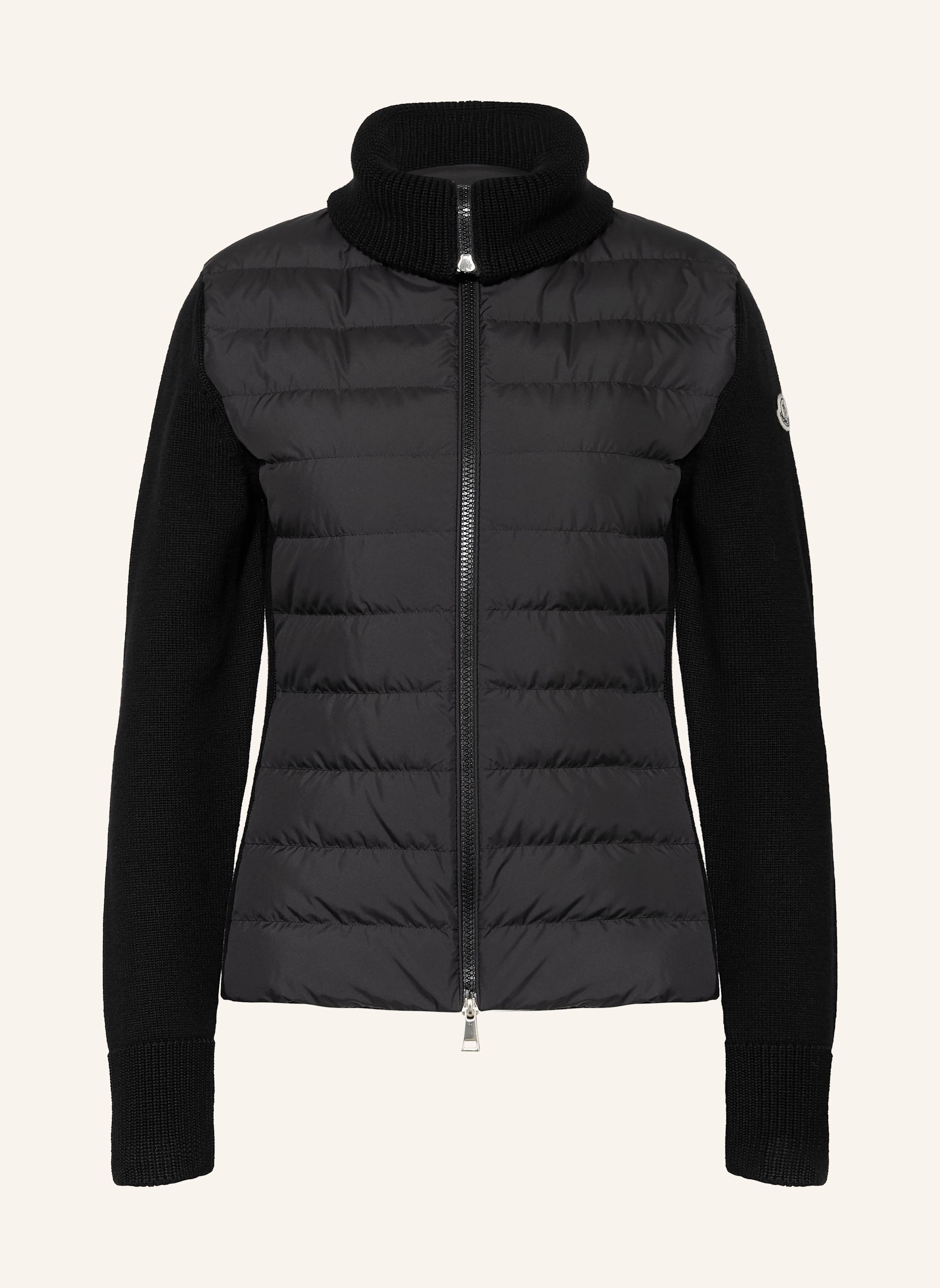 MONCLER Daunenjacke im Materialmix