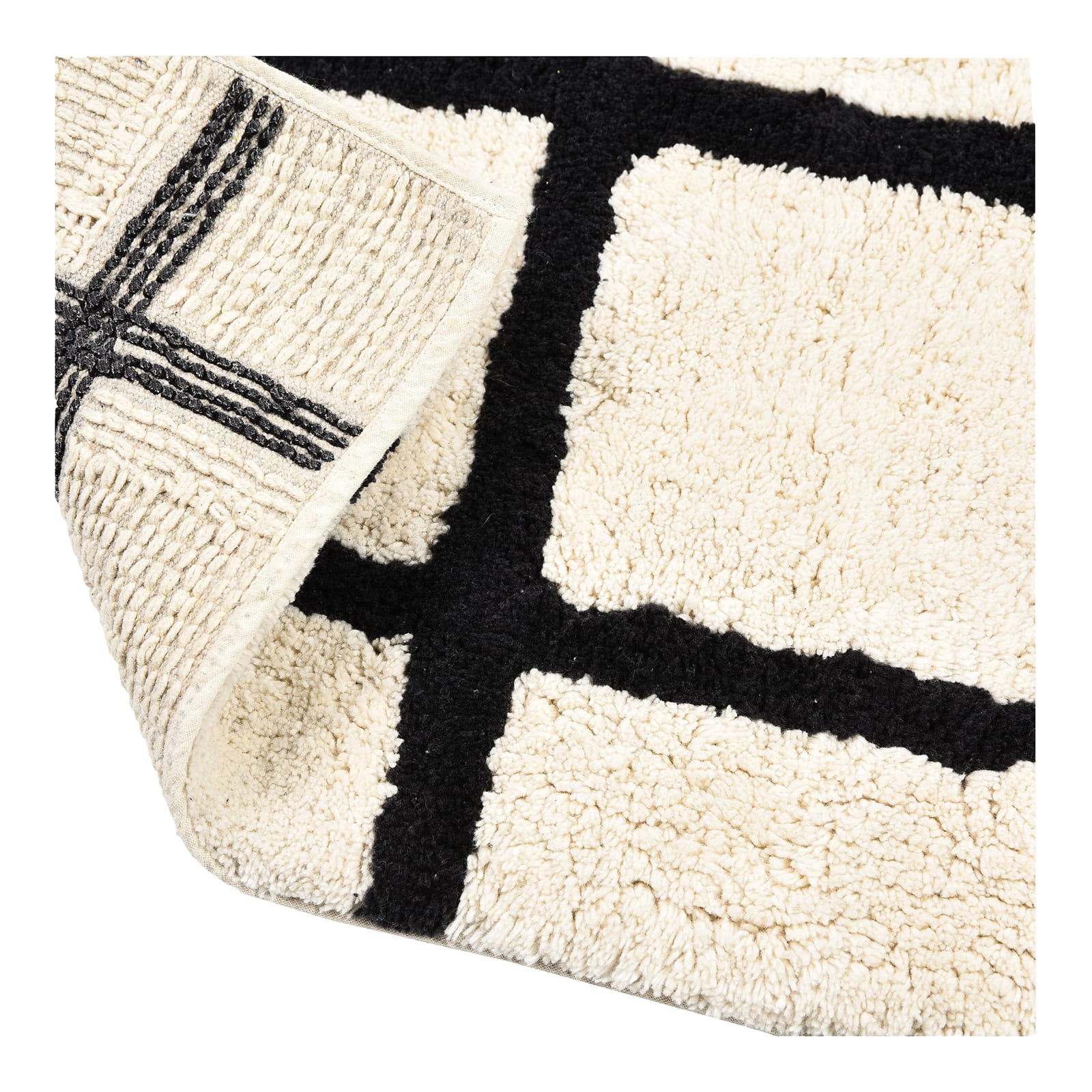 Badematte Grid Beige,L 800 x B 500 mm