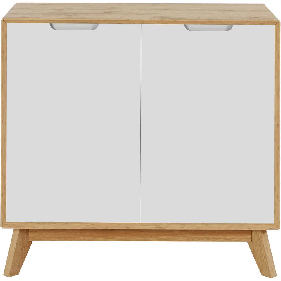 Ezra - Dressoir met 2 eiken/witte deuren
