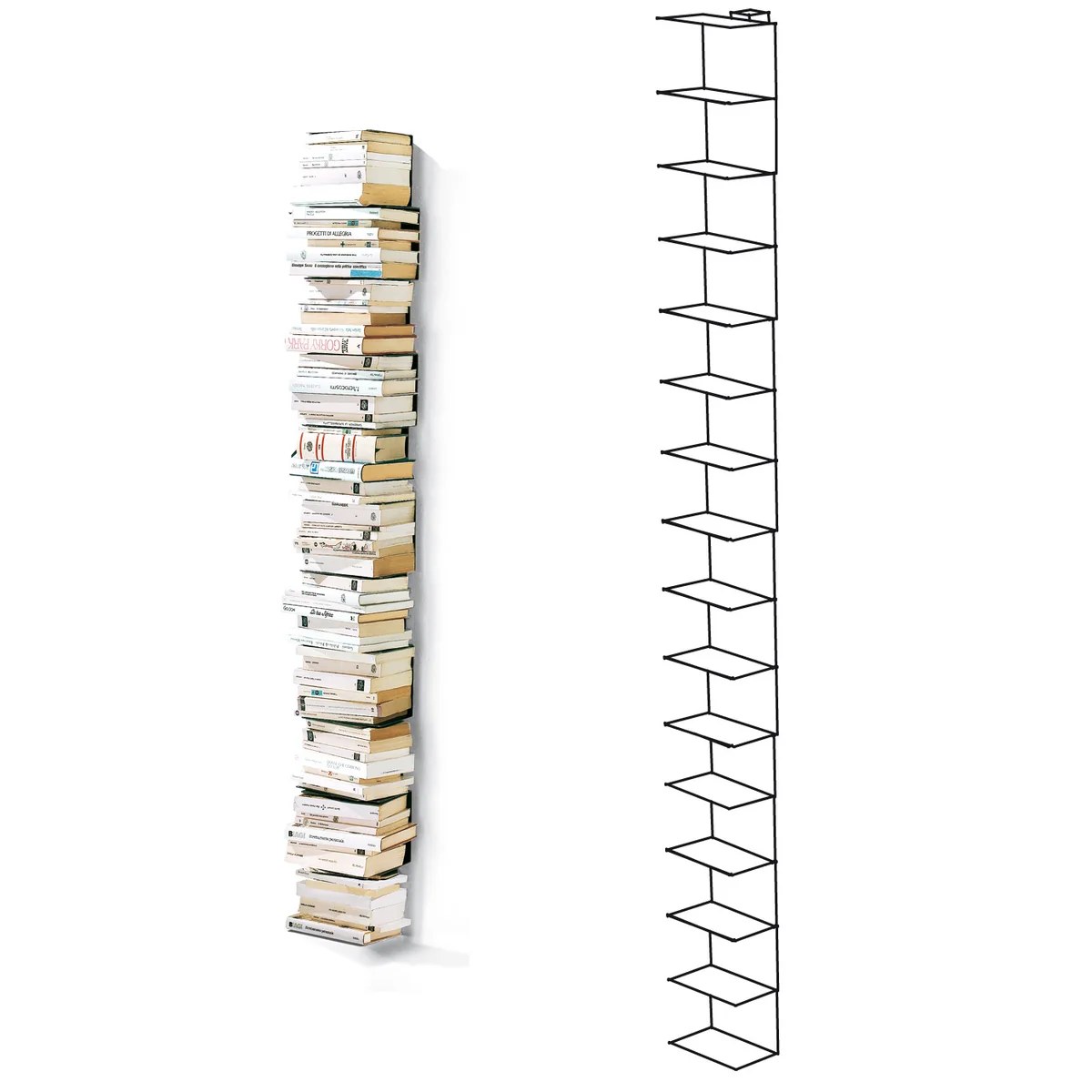 Opinion Ciatti - Ptolomeo Wand-Bücherregal PTW210, weiß