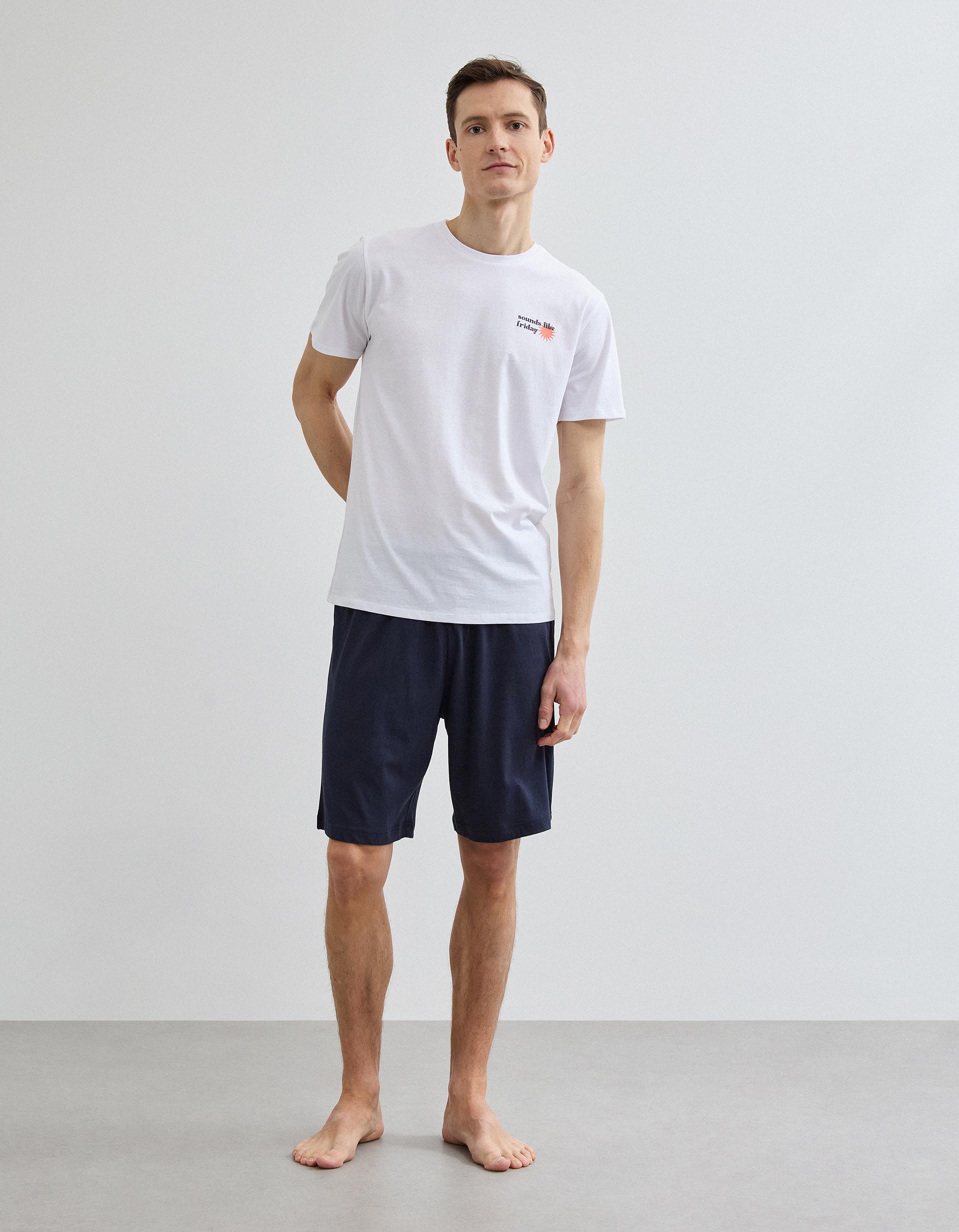 Pijama, Homem, Branco