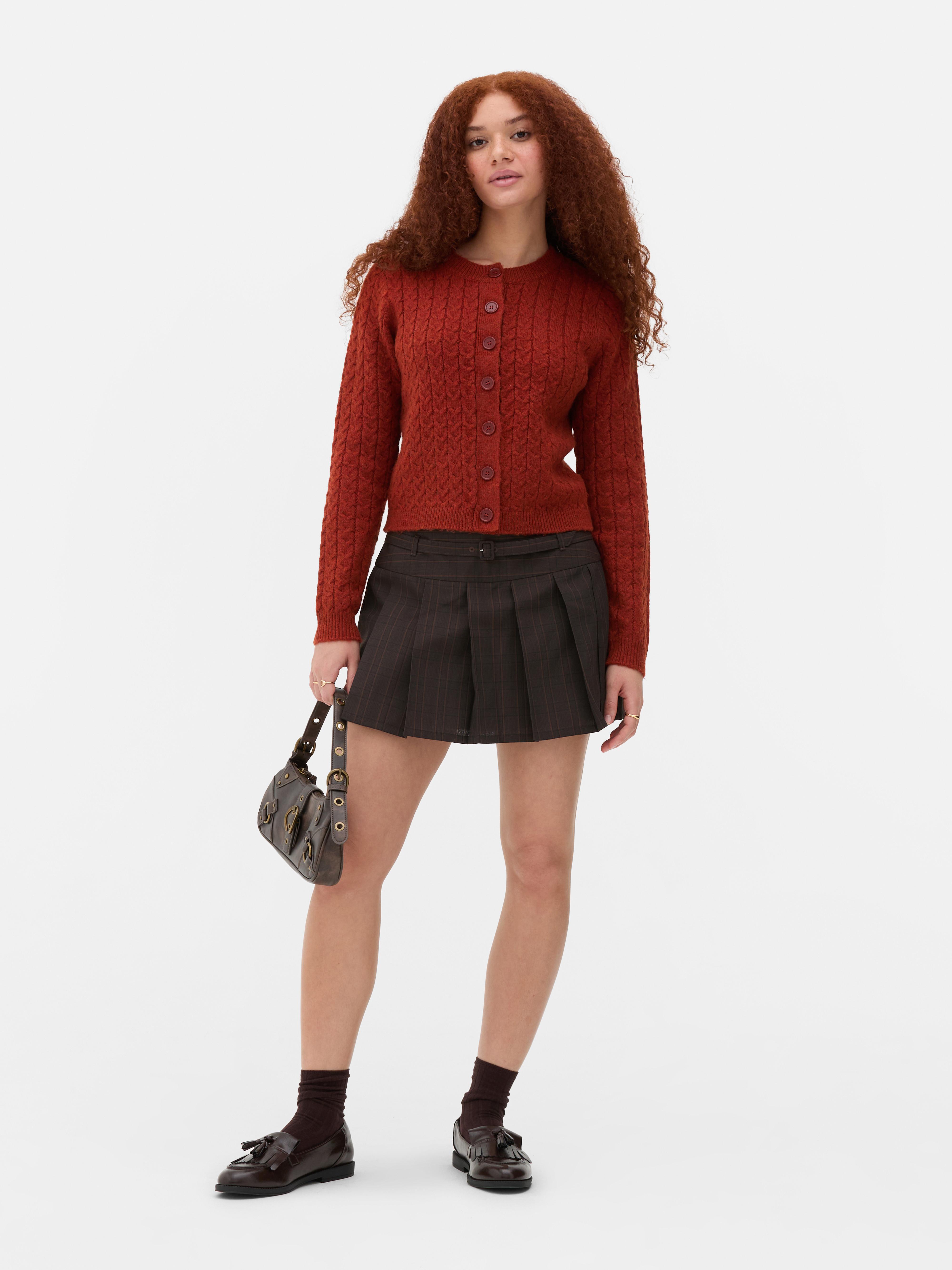 Pleated Skort