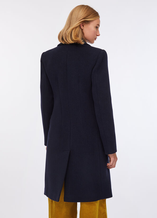 Cappotto doppiopetto in lana